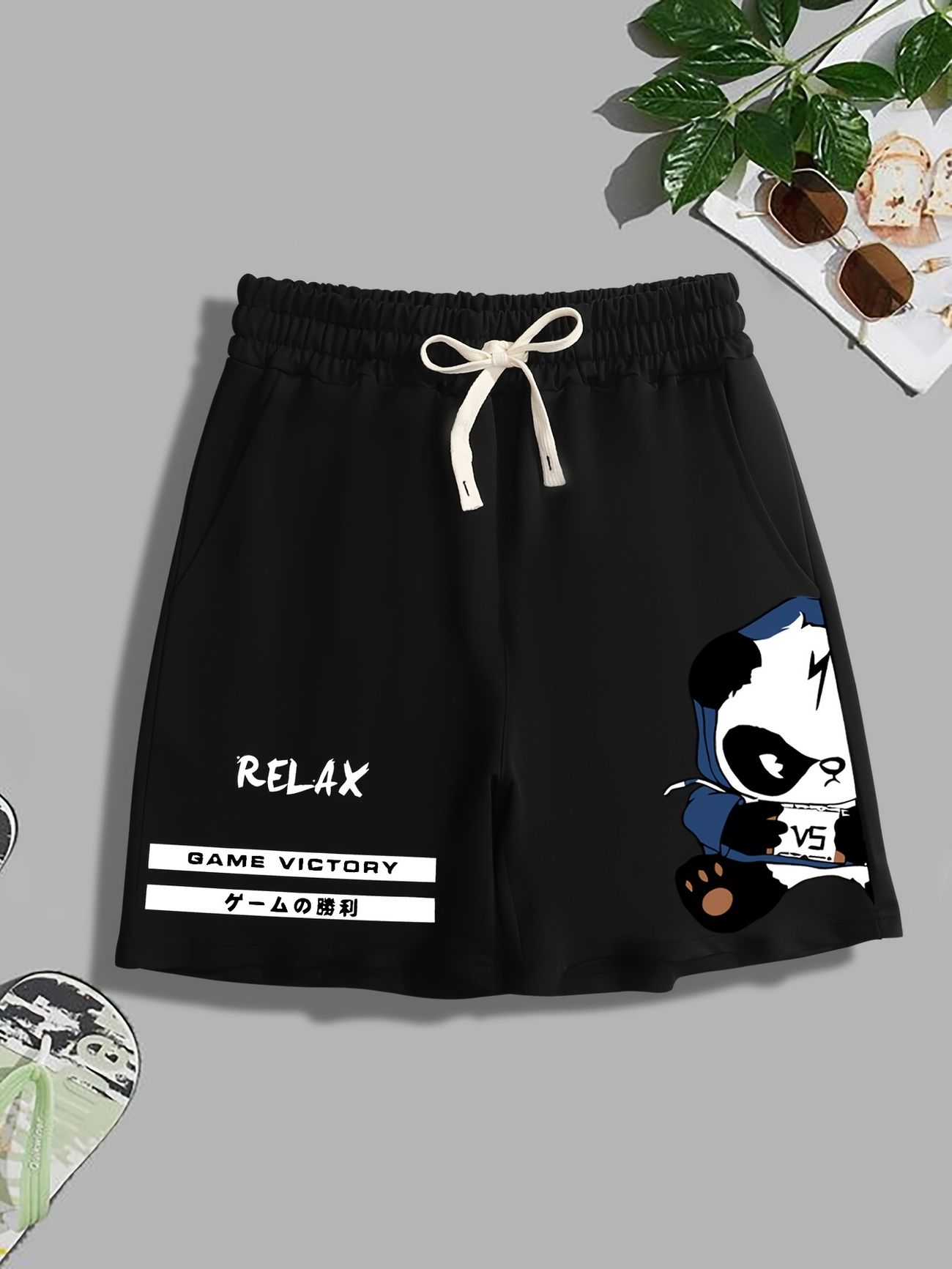 Cartoon Pattern Shorts New Men's Casual Drawstring Shorts For Summer -  Clothing, Shoes & Jewelry - Temu