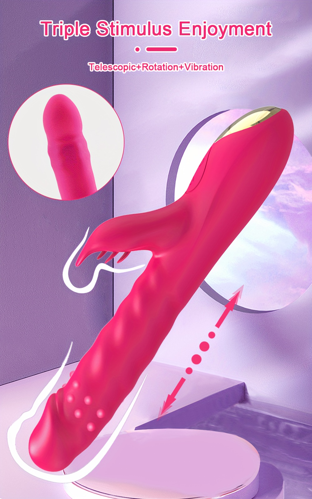 1pc Vibrator Duwdildo Voor Vrouwen - Temu Belgium