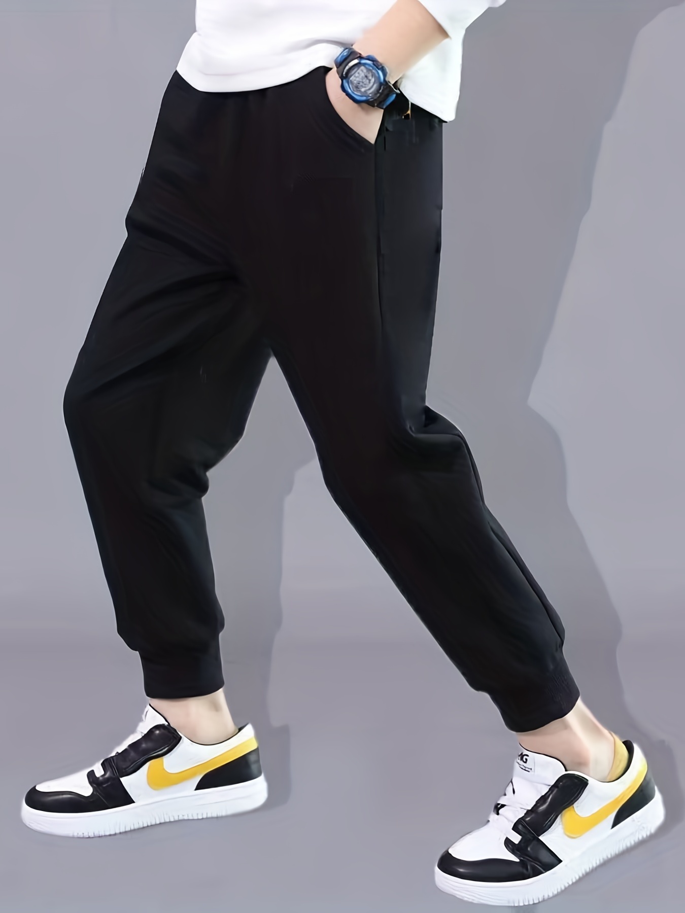 Boys Casual Comfy Active Sweatpants Quick drying Breathable - Temu