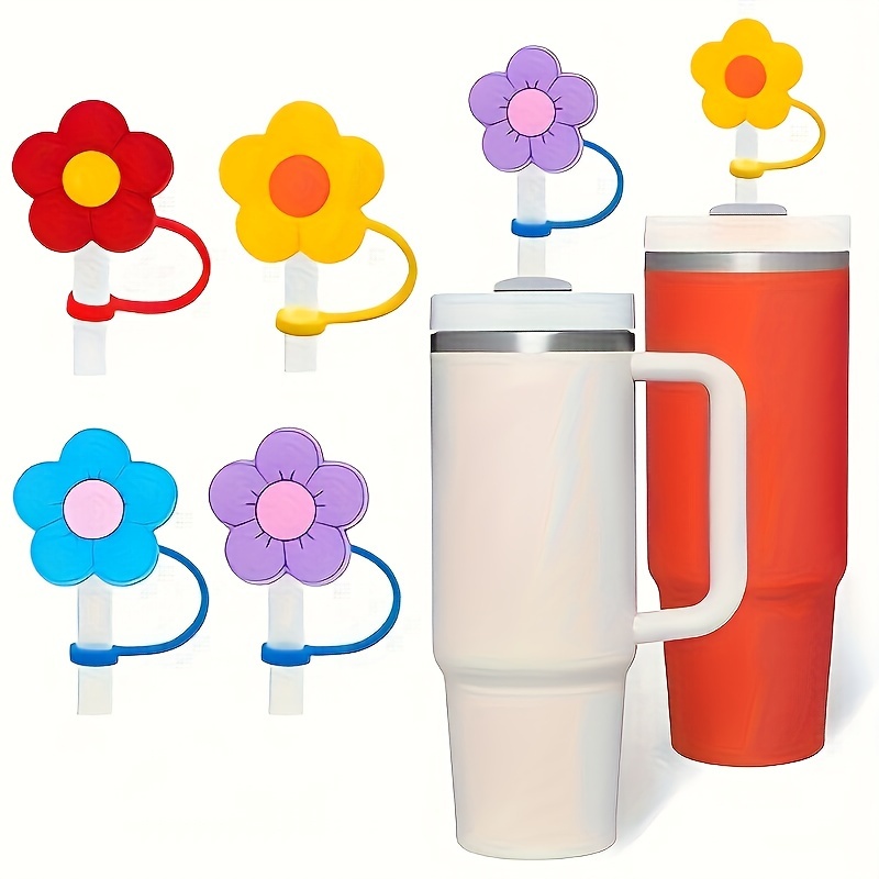 Straw Cover For Cup And Silicone Boot) Cloud Straw Covers Compatible With  30& Tumbler With Handle, Dust-proof Drinking Straw - Temu