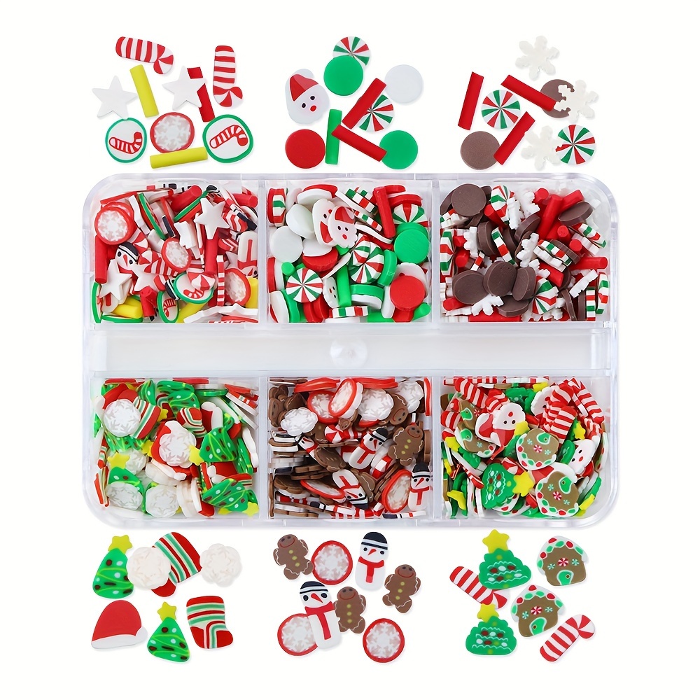 10g Merry Christmas Resin Filler DIY Polymer Clay Slices Glitter For Epoxy  Resin Filling Xmas Tree Cookie UV Resin Shaker Filler
