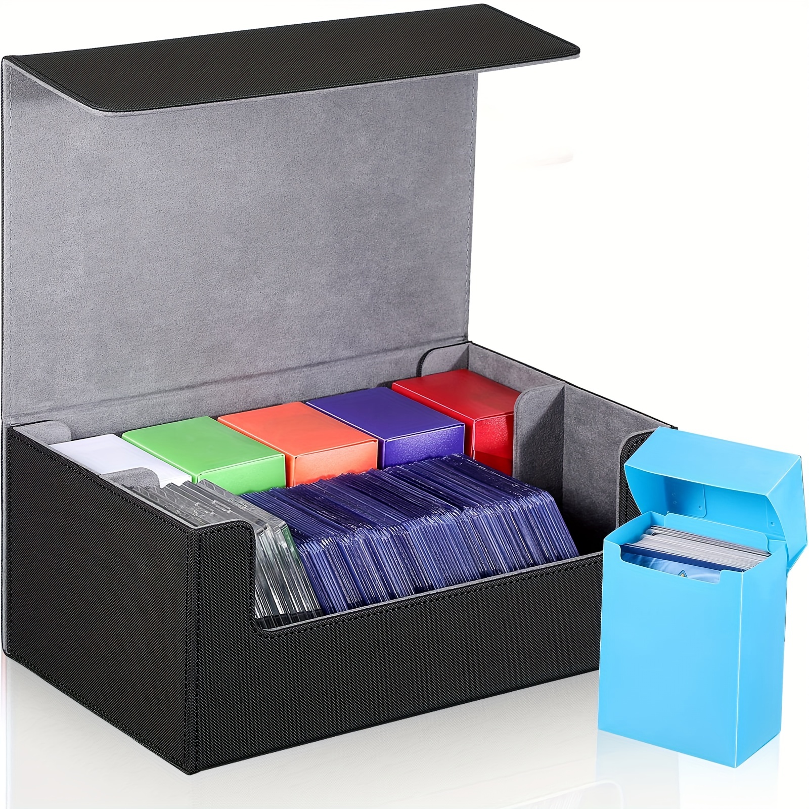 Trading Card Storage Box, 2300+ Playing Card Case Holder Organizer