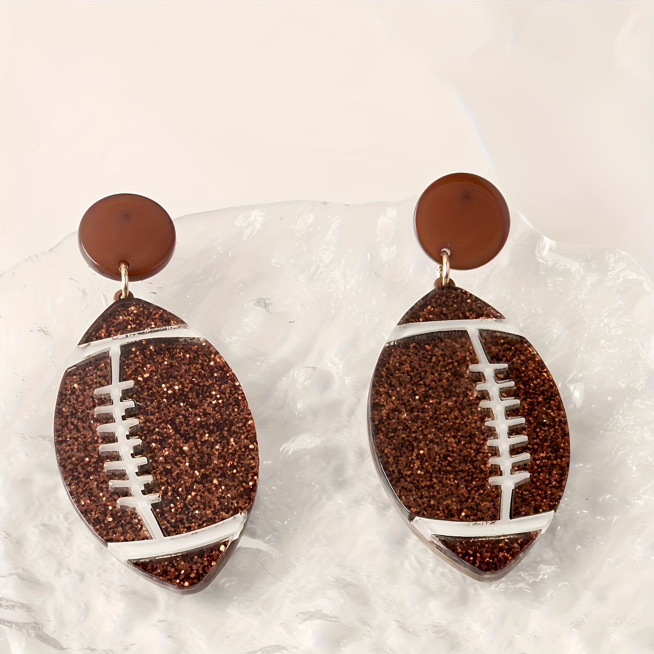 Football Earrings - Sports Earrings - High School Earrings - Football Mom