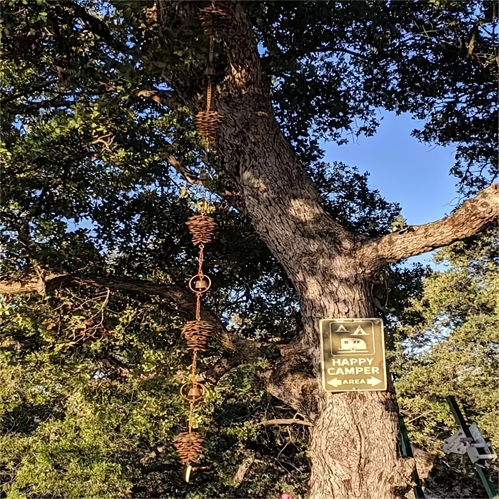 Fair Trade Wind Chimes, Metal Pinecone Wind Chime