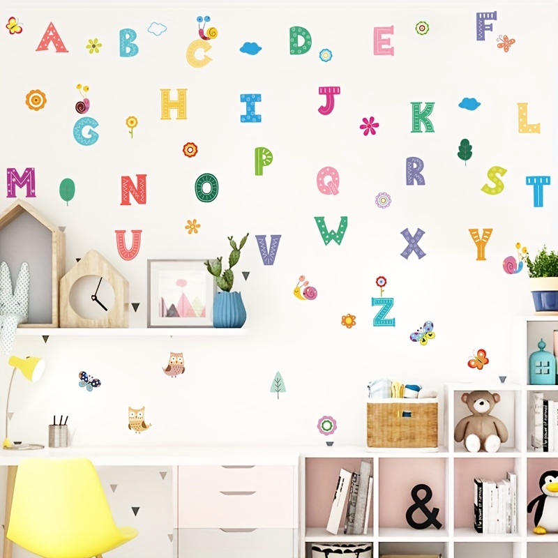ABC Stickers Alphabet Decals - Animal Alphabet Wall Decals