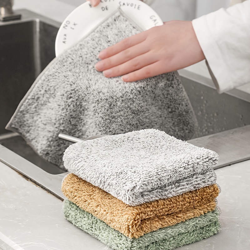 Square Dish Towels Microfiber Dish Cloths Ultra - Temu