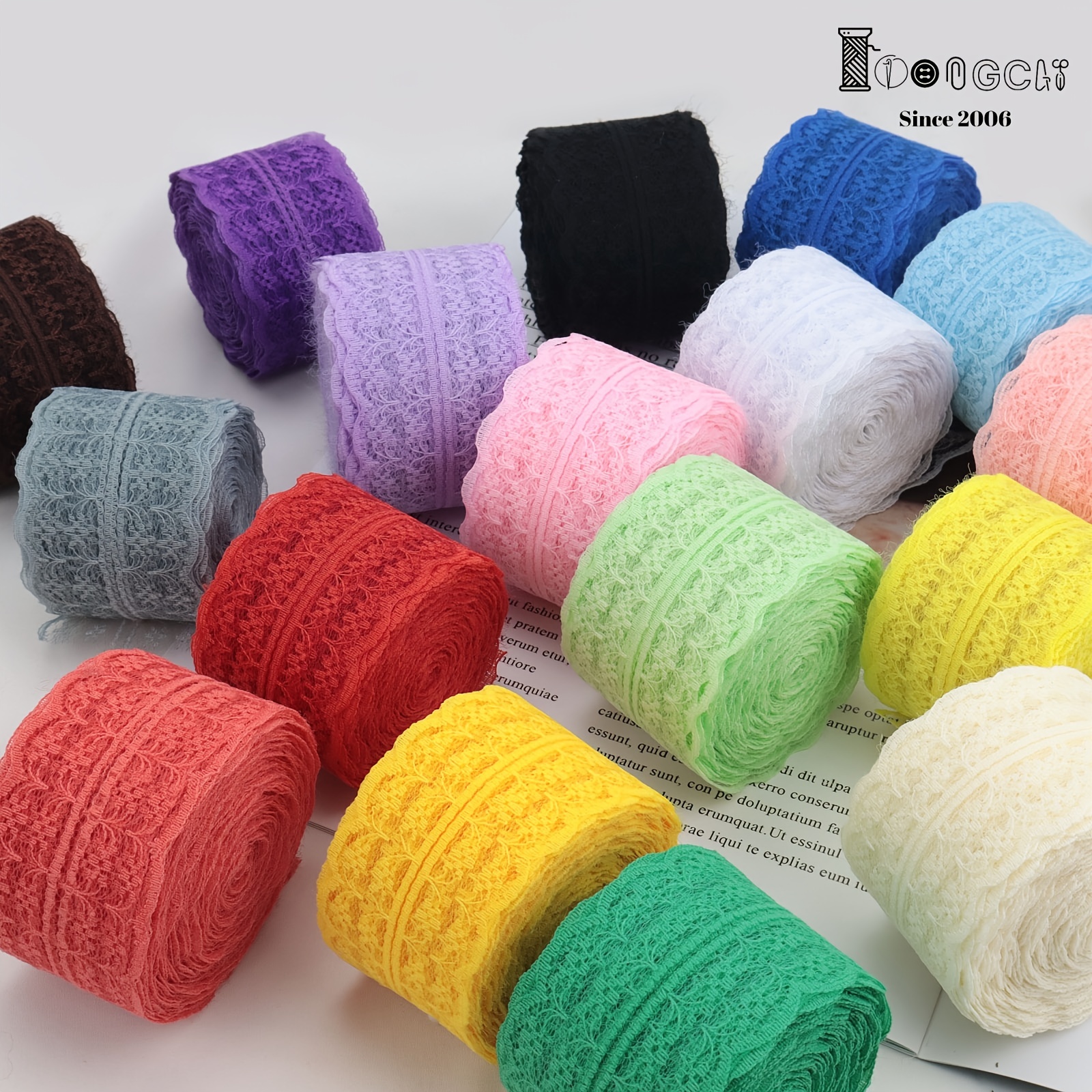 Stretch Lace Ribbon 1 Yard Elastic Frilly Trim Crocheted - Temu