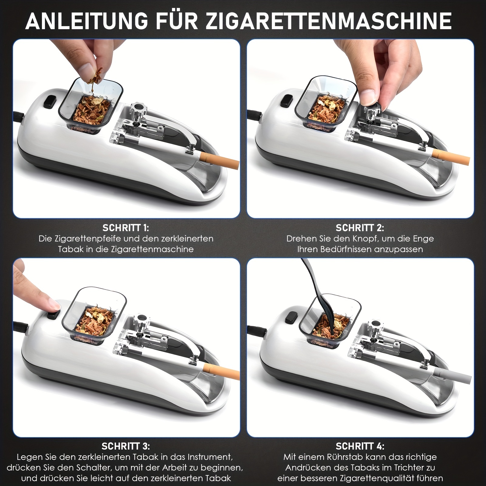 Automatic Cigarette Roller 2nd Generation Electric Cigarette - Temu Germany