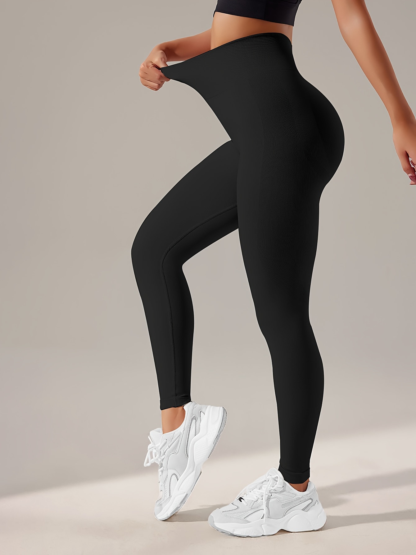 SHEIN Running Plus Ombre Scrunch Butt Sports Leggings