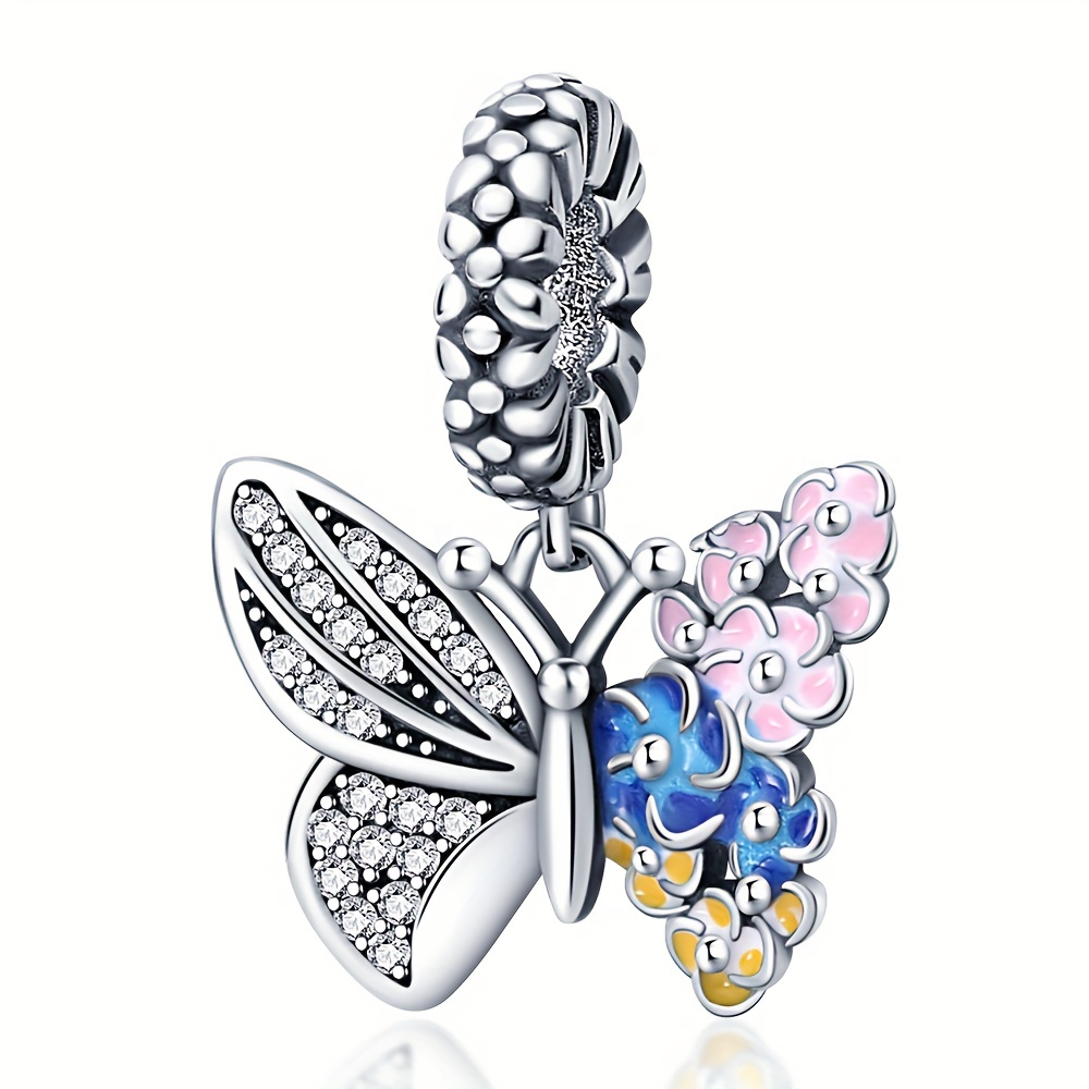 Gnoce Schädel Charm Aus 925er Sterlingsilber – Mit Rotem Zirkonia Und Coolen Teufelshörnern