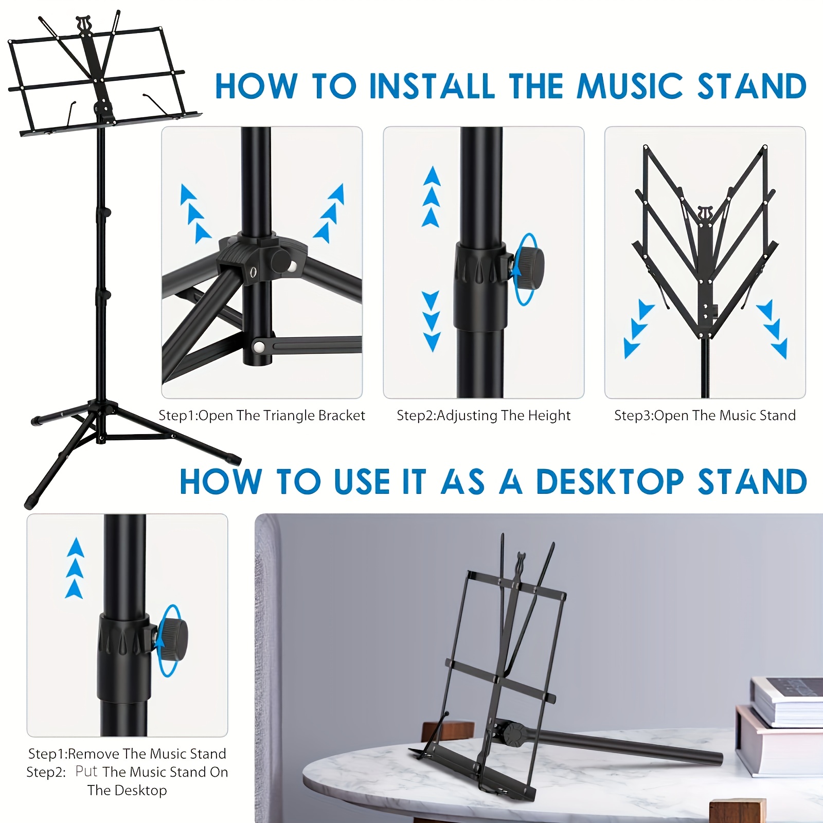 Support De Musique Support De Musique Pour Partitions - Temu France