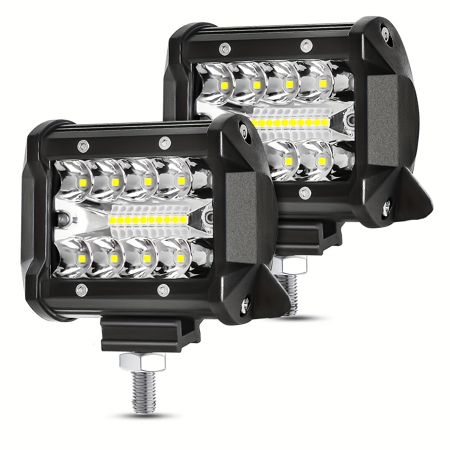 3-Zoll-LED-Lichtleiste, Fahrlichter, LED-Pods, Spot-Off-Road-Lichter,  Nebelscheinwerfer für LKW-Autofahren