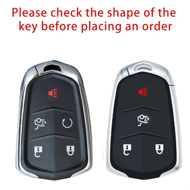 TPU Key Fob Case Cover Suitable for 2020 to 2022 Cadillac ATS CT5 CT6 XT4  XT5 XTS Smart Remote Fob Key