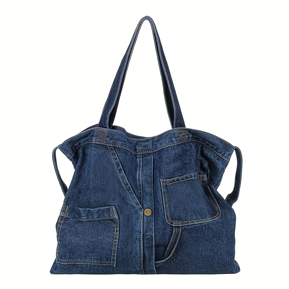 Bolsos Mujer Bolso Mano Cuero Suave Diseñador Retro Gran - Temu Chile