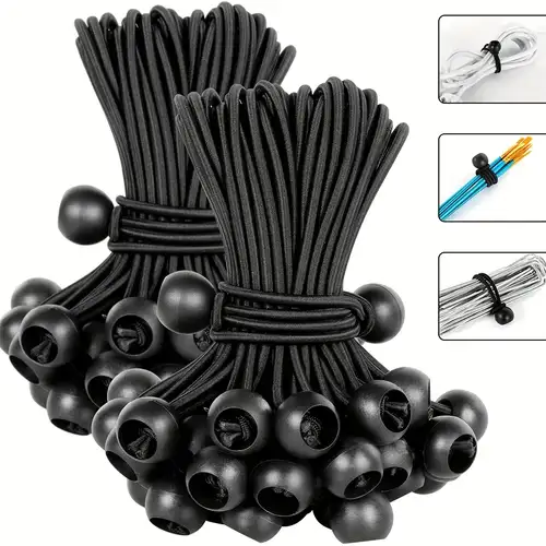 Heavy Duty Bungee Cords With Metal Hooks Strong Elastic And - Temu