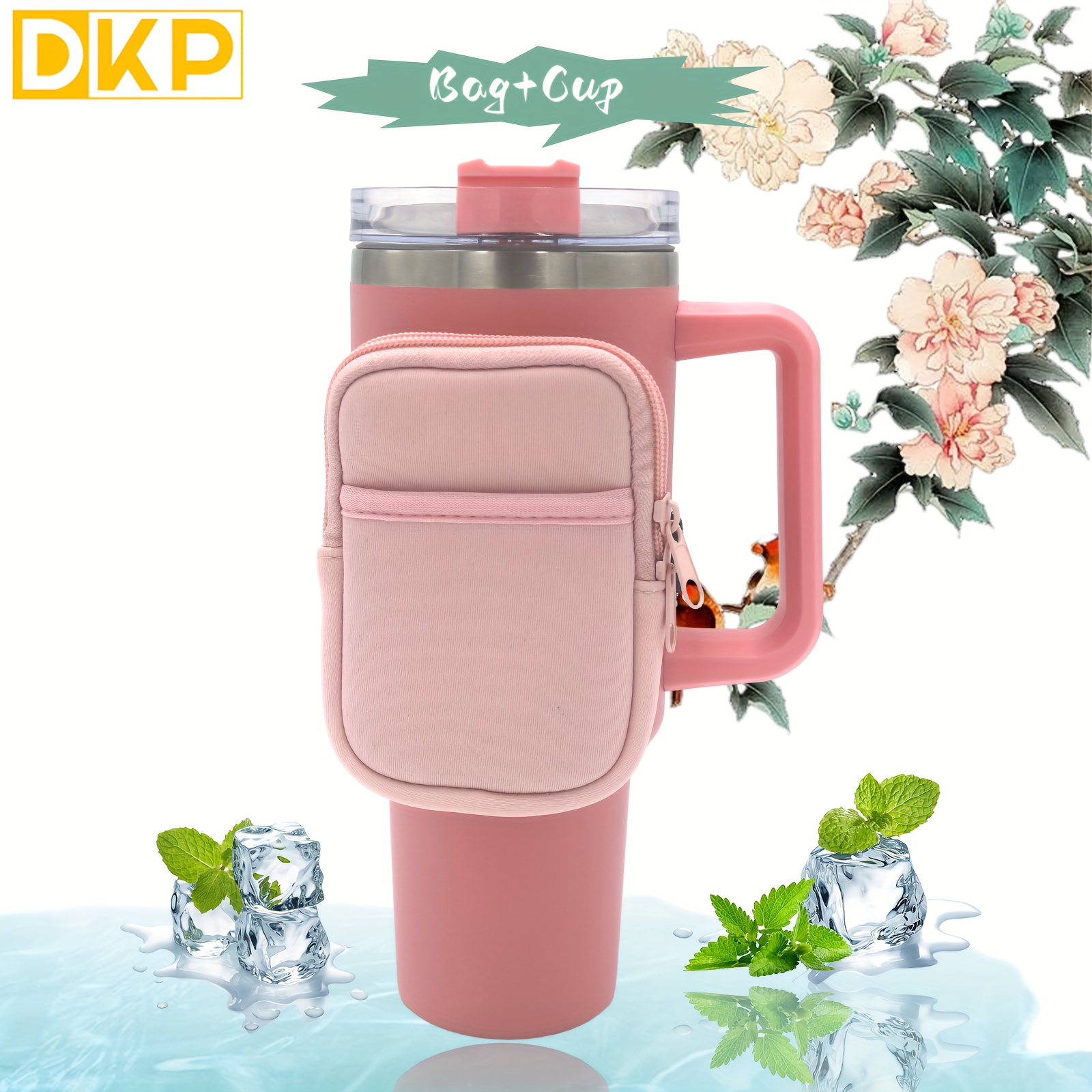 Dkp 5d American Flag Ice Water Bottles Portable Car Cup - Temu