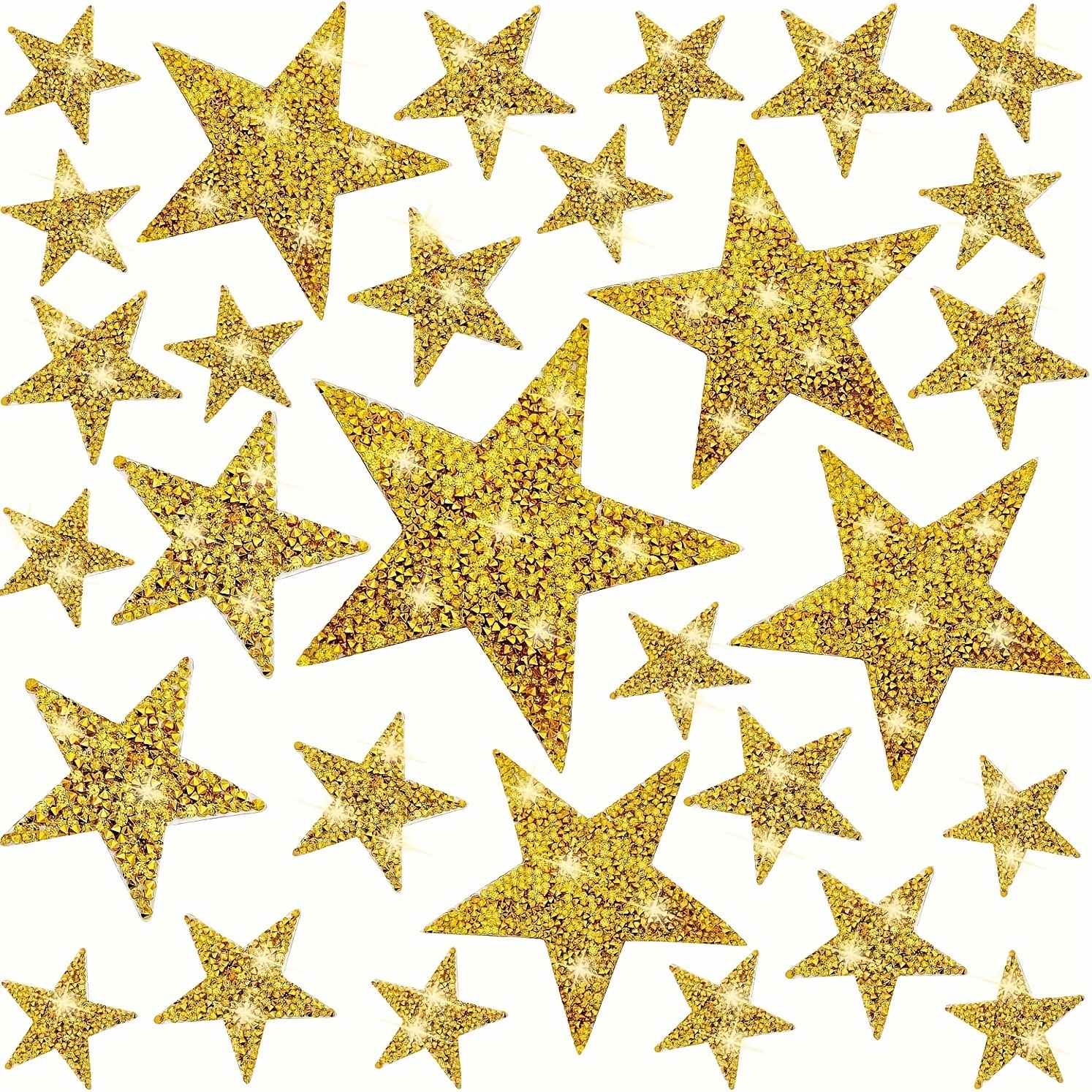 Rhinestone Star Patch - Temu