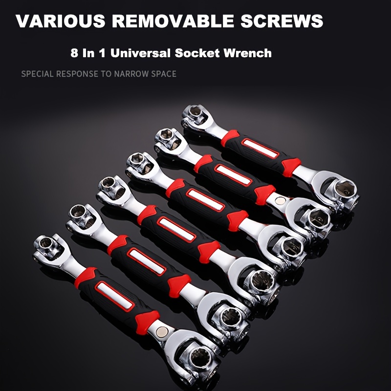 Goxawee Universal Socket Wrench Set Professional Socket Set - Temu