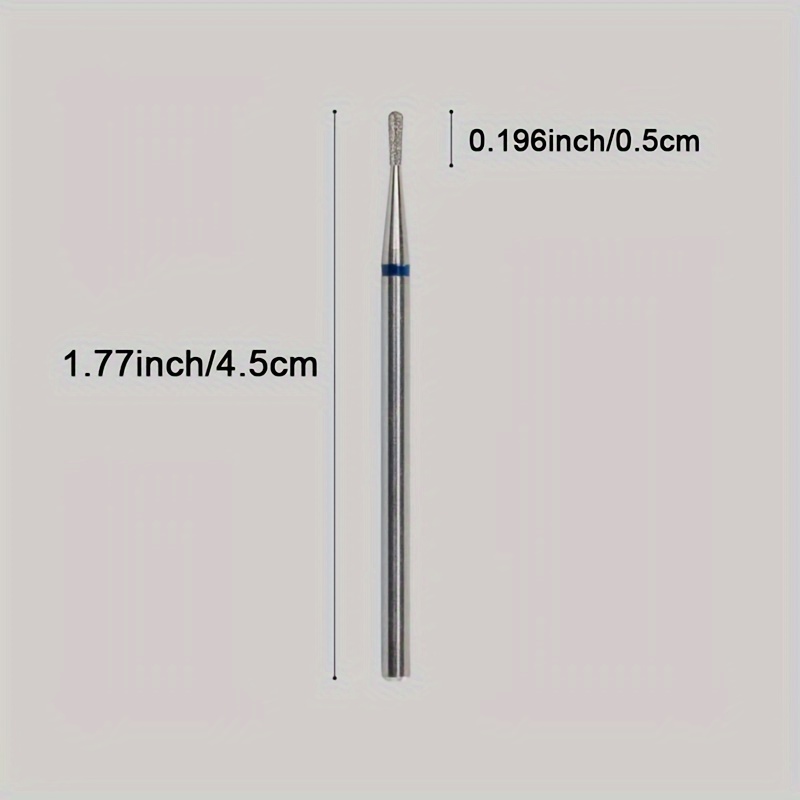 3pcs Nail Drill Bits Set for Polishing & Pedicure