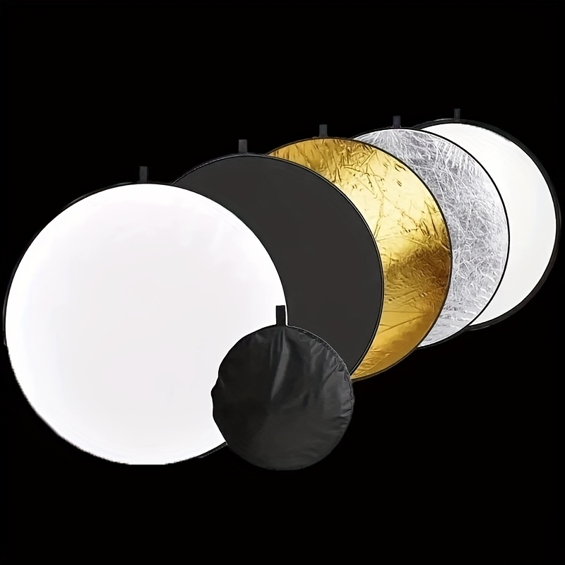 Reflector flex 80cm redondo 5 en 1 para estudio fotográfico – Foto  accesorios