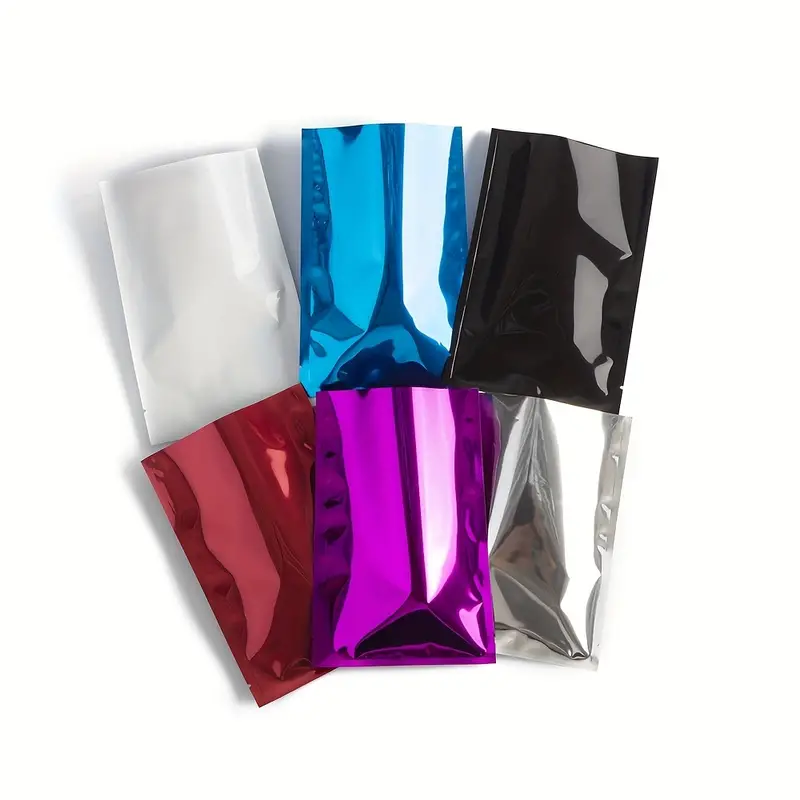 Colored Aluminum plated Flat Pockets Black Mask Packaging - Temu