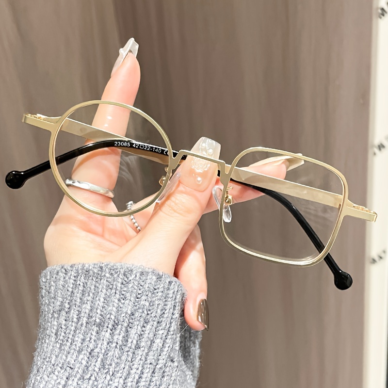 Óculos da moda com lentes transparentes para mulher e homem - Temu Portugal
