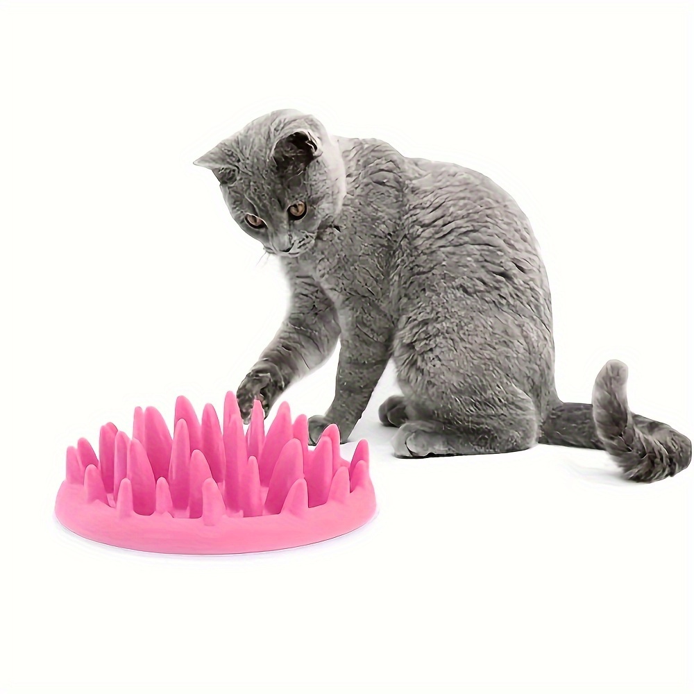 Cat Slow Feeder Bowl - 8.8'' Pet Slow Eating Cat Bowl, Cat Puzzle