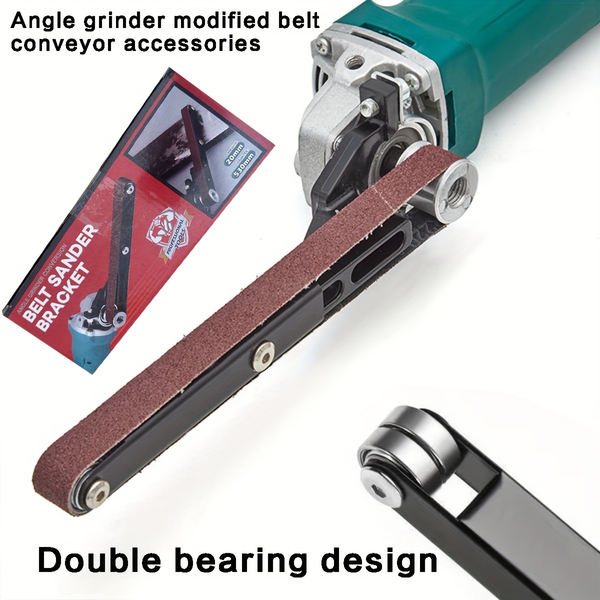 M14 Angle Grinder Belt Sander Adapter Mini Sander Sanding - Temu