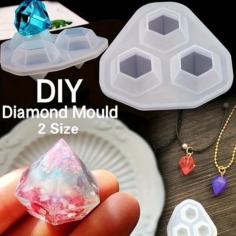 Diy Jewelry Pendant Making Silicone Mold Epoxy Resin Uv - Temu