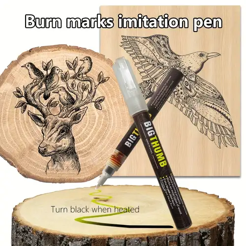 Easy Wood Burning Pen, Wood Craft Ideas, Scorch Marker