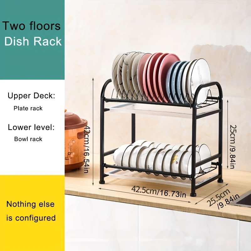 Spice Rack, Double Layer Spice Organizer For Kitchen Counter, Rust-proof  Seasoning Rack, Chopsticks Rack, Utensil Holder And Cutting Board Rack For  Kitchen Counter Cabinet, Kitchen Accessories - Temu