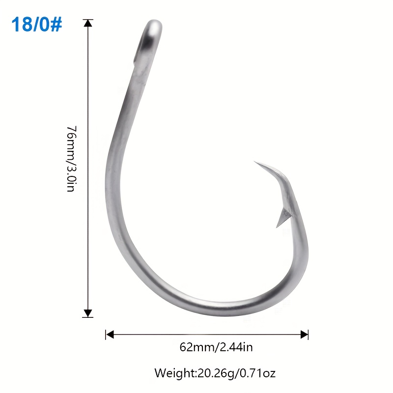 Large Barbed Fish Hooks Sharp High Carbon Steel Hooks - Temu Germany