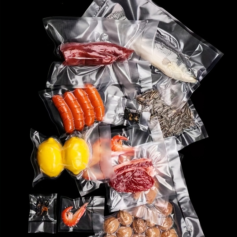100pcs/lot Mesh Vacuum Bags for Food Preservation - Vacuum Sealer Storage  Bags for Deli Meat, Steak, and More - Sous Vide Bags for Kitchen Accessories