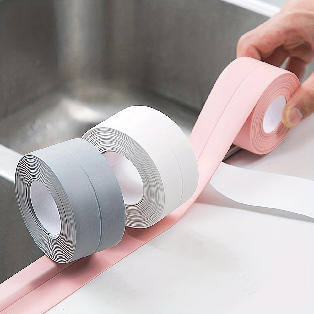 Kitchen Bathroom Self Adhesive Sealing Tape Waterproof Sink Caulk Strip  Corner