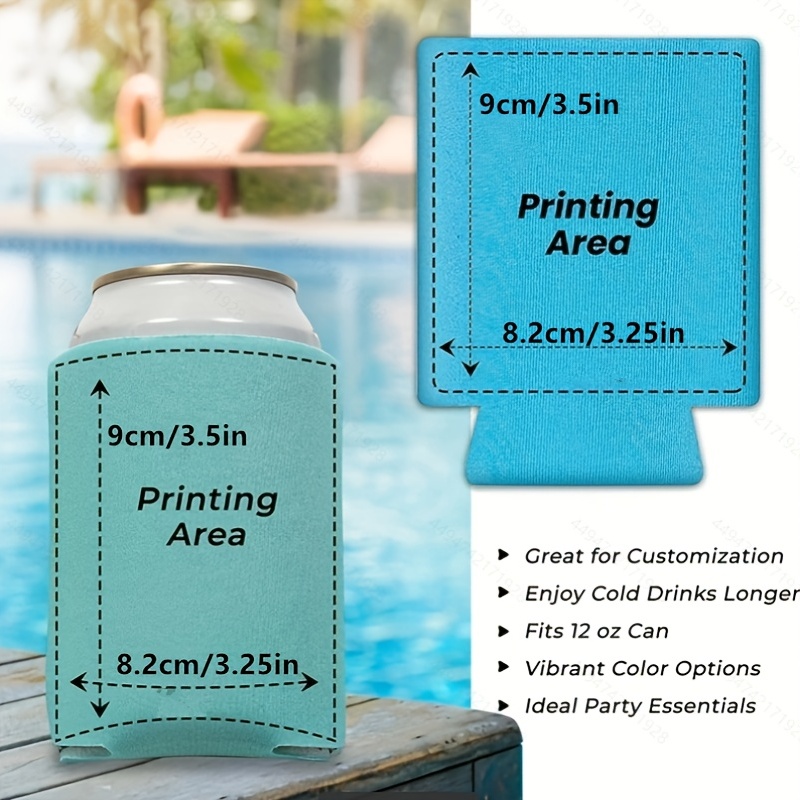 3pcs Can Cooler Sleeve Foam Folding Cooler Can Cover Pliable