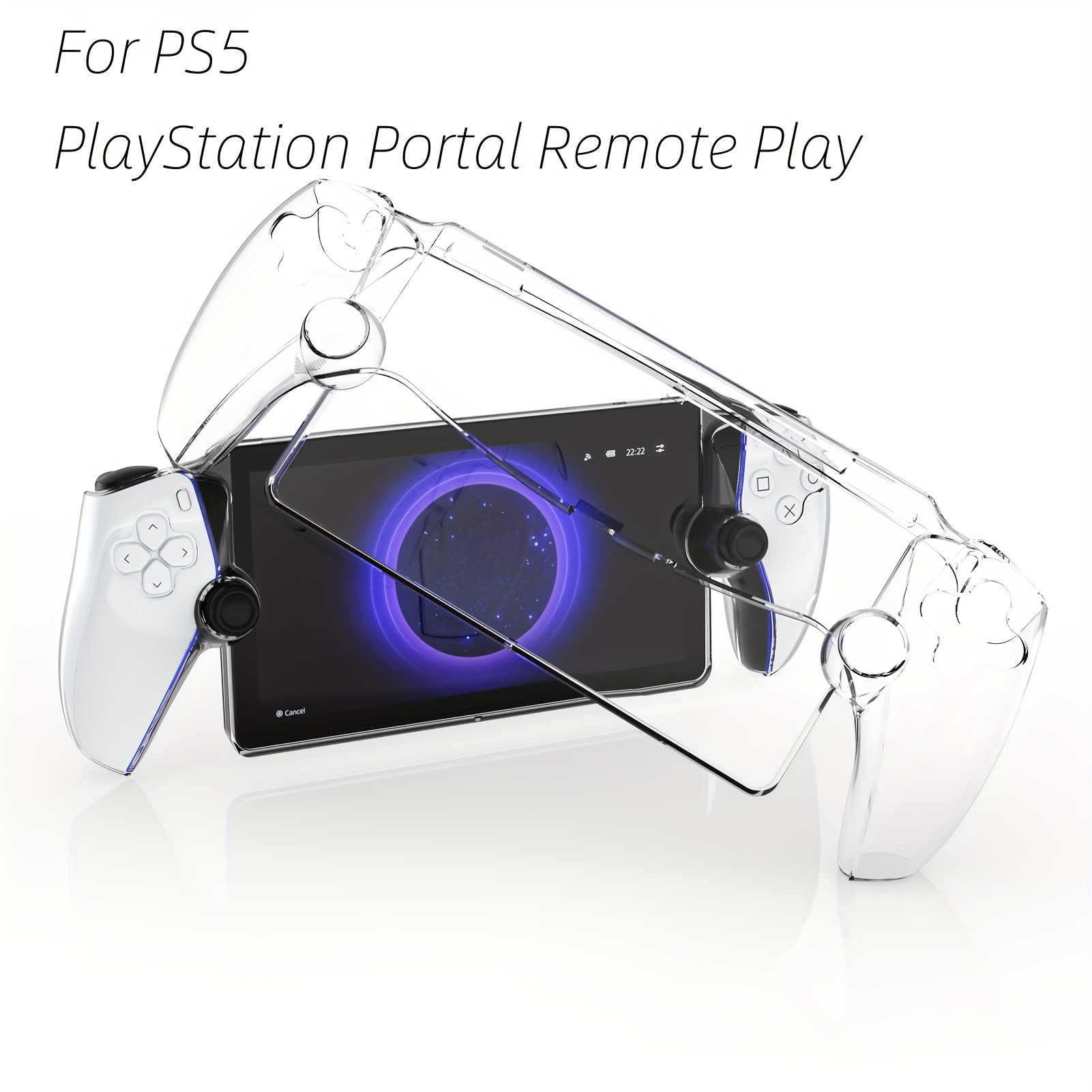 Ne w For PlayStation Portal Protective Case TPU Transparent Gaming