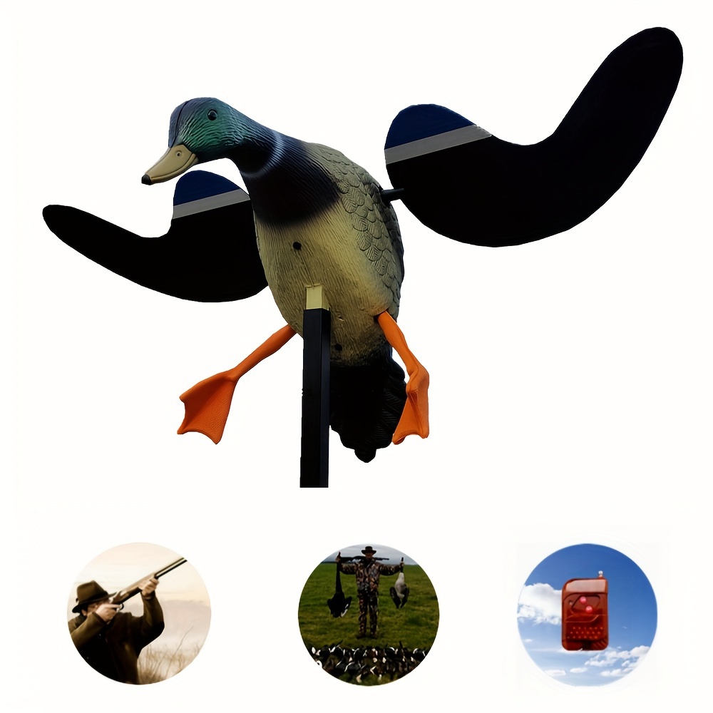 Outdoor Hunting Electric Flying Duck Decoy Remote Control - Temu