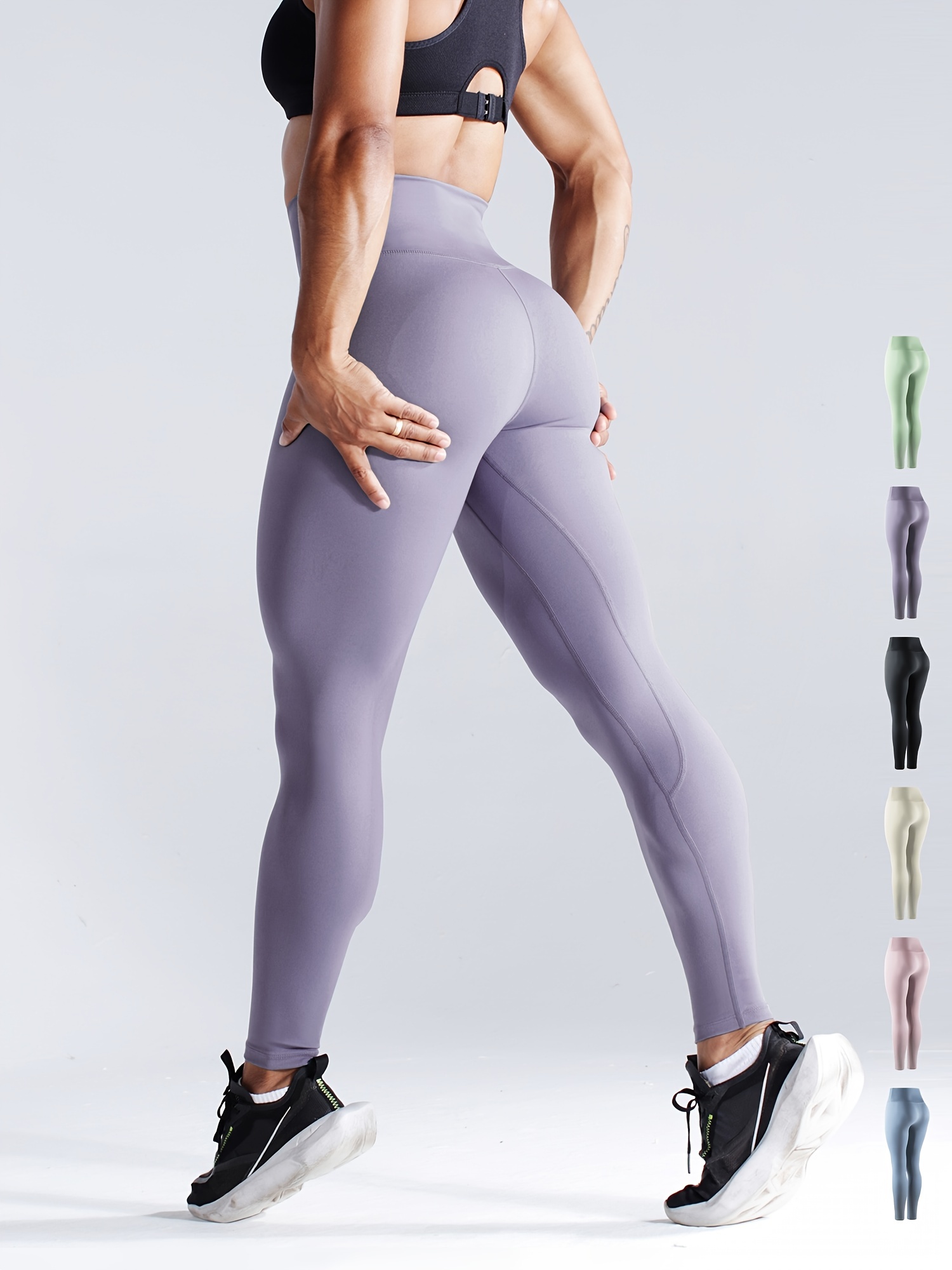Women Yoga Pants High Waisted Stylish Gym Leggings Butt Lift Yoga