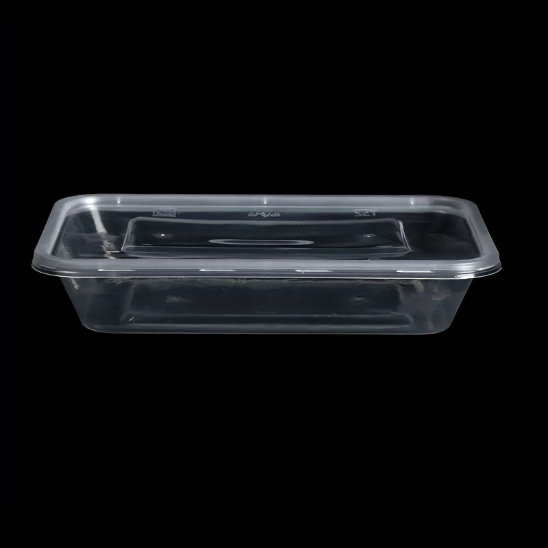 50pcs Disposable High Temp Resistant Lunch Boxes