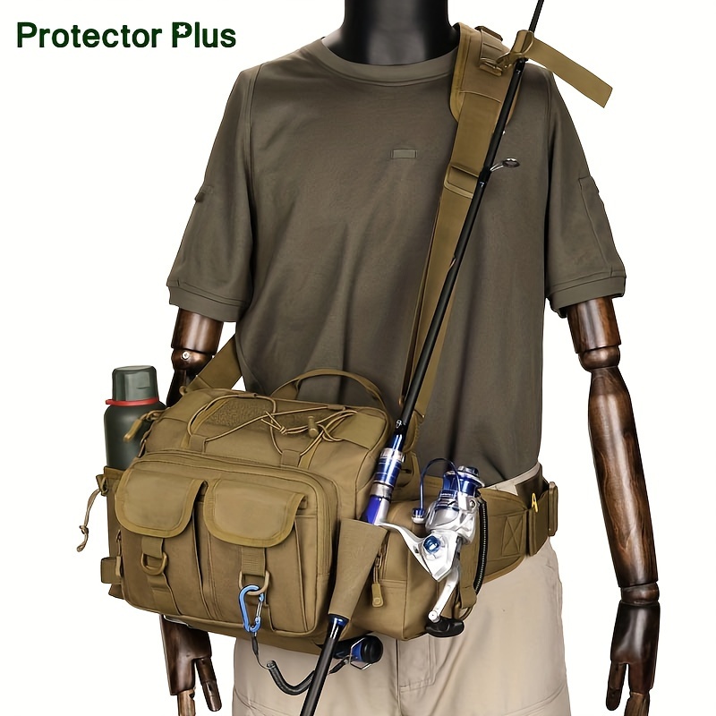 Men's Multifunctional Fishing Bag Outside Tactical Crossbody - Temu