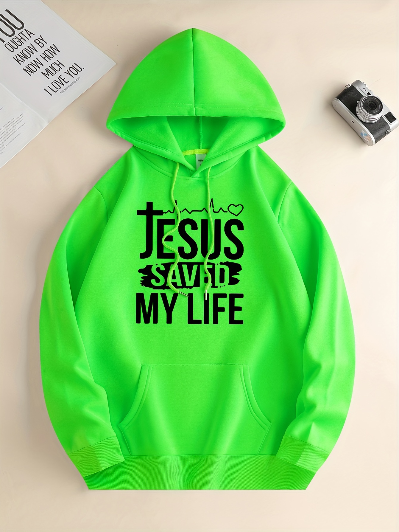 funny saved life' meme print hoodie hoodies men men's Temu