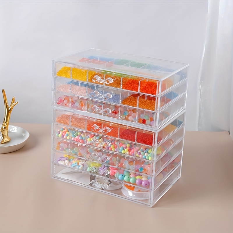 Bead Box,Organizer Box Plastic Material Storage Box Jewelry
