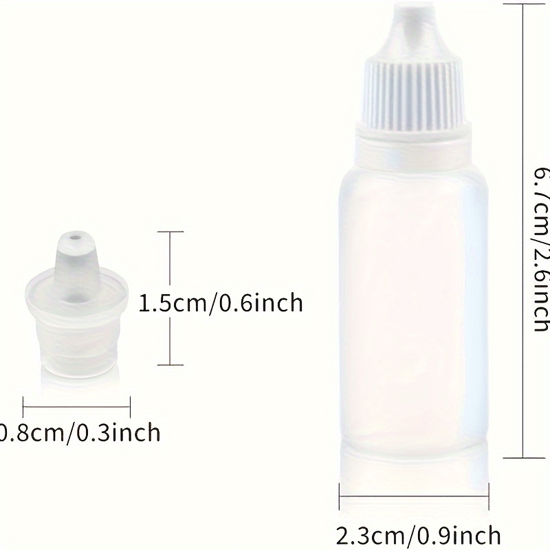 Botella Gotero Acrílico Vacía Recipiente Rellenable Líquido - Temu