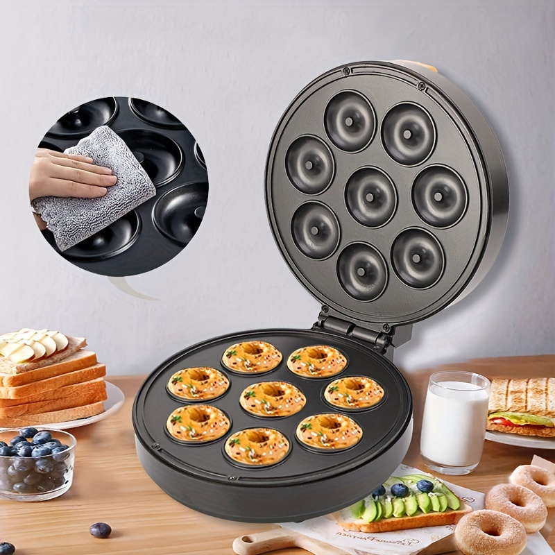  Mini Donut Maker Machine for Home, 1400W Double-Sided