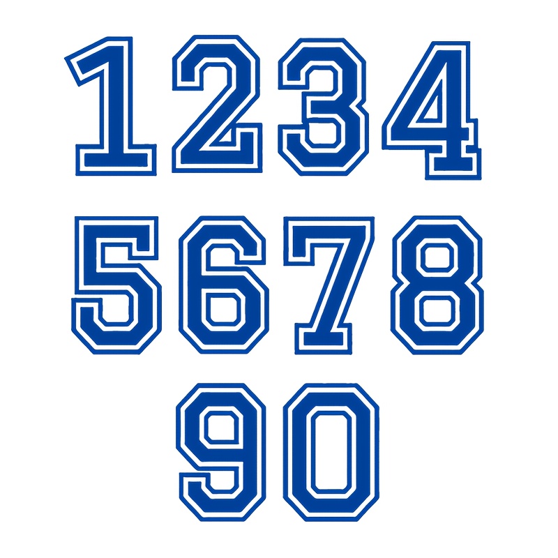 Number patches 2025 for jerseys