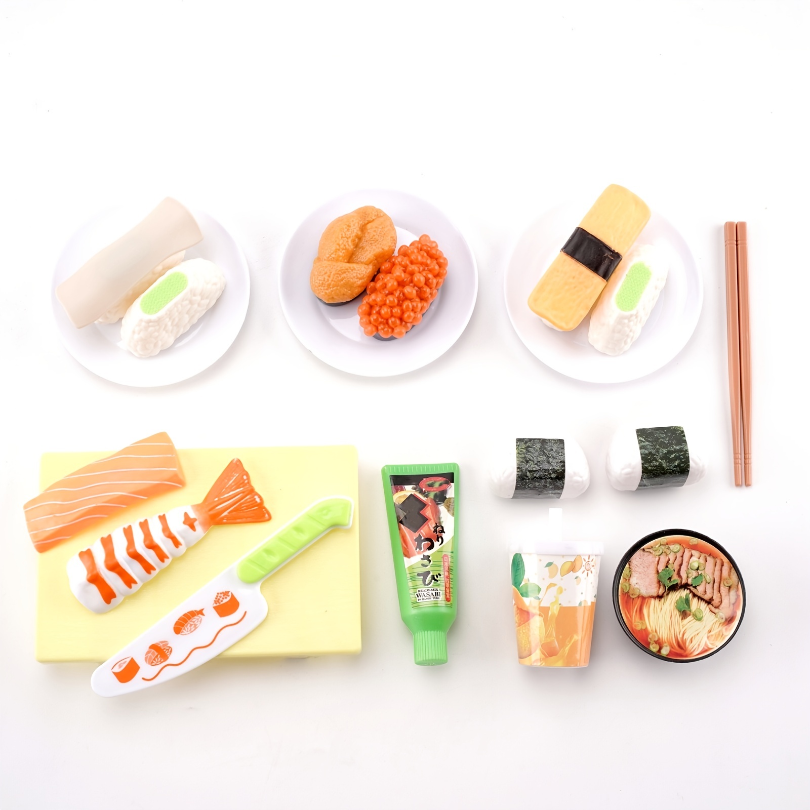 Kids Kitchen Simulation Barbecue Japanese Food Pretend Play Sushi