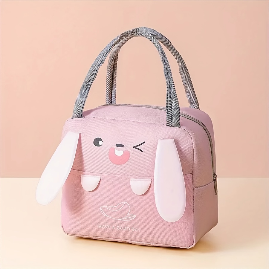Kawaii Lunch Bag For Girls Picnic Bag 3d Pattern Portable Lunch Box Bag  Kids Large Capacity Thermal Insulation Lunch Bag - Temu