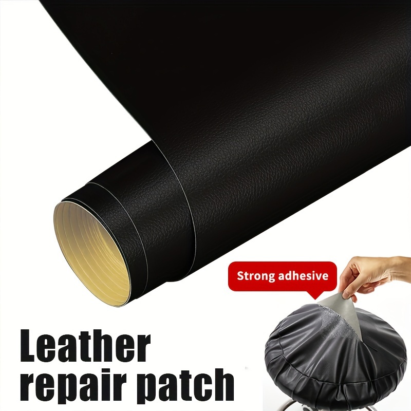 Self-Adhesive Leather Repair Patch Sofa Black PU Leather Sticker