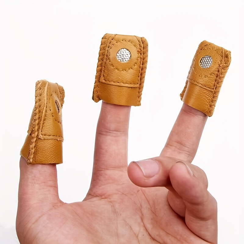 1pc Metal Finger Guard For Knitting And Sewing, Protecting Fingers From  Needles