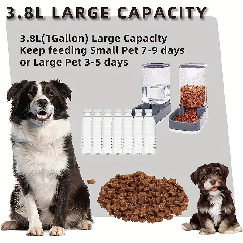 Pet Automatic Feeder Pet Water Dispenser Large - Temu